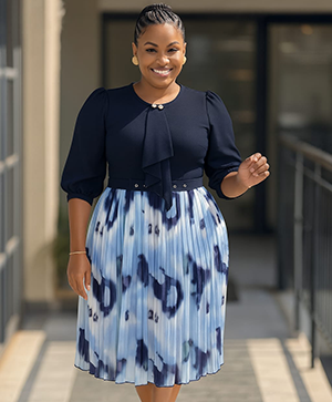 Shiffon dress ,size 46-54,ksh.2500